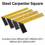ALL SIZES Woodworking Carpenter Wood Try Square Measure Hardened Steel STALCO