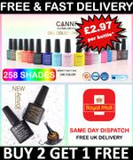 Nail Gel Nail Polish CANNI Soak off UV LED Colour Base Top Coat Nail Varnish