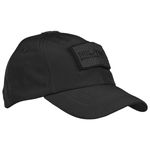 Mil-Tec Softshell Baseball Cap Warm Fleece Outdoor Hiking Winter Black