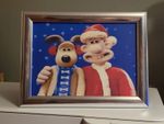 Wallace And Gromit Christmas Framed Picture Art Print Home Decor Grand Day Out 