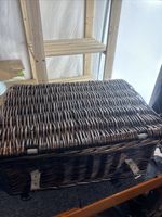 Wicker Picnic Basket Brown 56x40x25 Cm