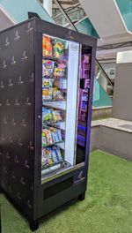 Black Combi Vending machine with card reader
