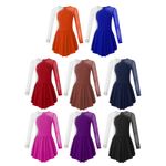 Girls Figure Skating Dress Ballet Dance Gymnastics Leotard Competition Dancewear