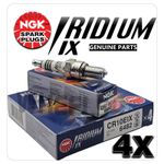 GENUINE NGK IRIDIUM IX SPARK PLUGS - CR10EIX - SET OF 4 - NGK 6482