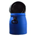 Storage Tank Open Top Blue Plastic Barrel Storage Container 20 Litre Drums