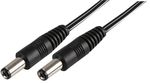 2.1mm x 5.5mm DC Connector Lead Male to Male Power Cable 50cm/1m/2m/3m/5m