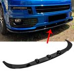 Gloss Black For VW transporter T5 T5.1 Sportline Front Splitter Lip 2010-2014 UK