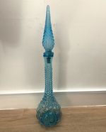 Vintage Glass Bottle with Stopper Decorative genie decanter Bottle