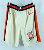 2024-25 Detroit Pistons Jaden Ivey #23 Game Used Cream Shorts Bad Boys 36 L 623