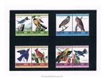 Audubon BIrds on Mint Unused 1985 Postage Stamps from Nevis