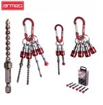Armeg XL Or Stubby Impact Driver Rated Masonry Drill & Screwdriver Bits,