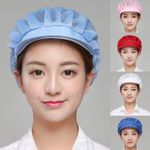 Adult Chefs Hat Catering Baker Hat Elastic Breathable Men Women Kitchen Cook Cap