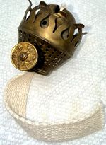 Antique Oil Kerosene Burner London Venus Lamp Works 1 1/4" Threading w/ 1" Wick