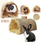 Rabbit Grass Straw Toy Tunnel For Pet Bunny Hamster Guineapig Chinchilla Rats
