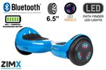 Blue Hoverboard Swegway with Bluetooth and LED wheels UL2272 Certified