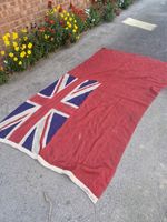 Vintage Red Ensign Red Duster Linen Flag