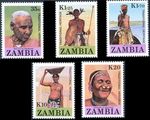 ZAMBIA 1987 BLACK HERITAGE MNH COSTUMES, MILITARY