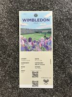 2025 Wimbledon Men's Singles Semi Finals Alcaraz Fritz & Sinner Djokovic TICKET