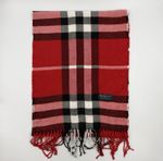 Vintage Burberry’s Nova Check Scarf | Red, Black & White | 160 x 30cm