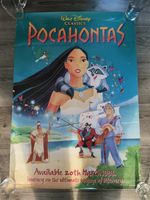 Pocahontas Walt Disney Classic Poster From 1996 81x58cm Original