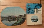 Vtg J.K. STRAUS "What A Beautiful Morning" Wooden Jigsaw Puzzle #251 Complete