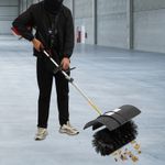52CC 2-Stroke Gas Power Brush Broom Driveway Sweeper Artificial Grass Snow Clean