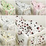 9 pc BEDDING SET cot bed NURSERY blanket nursing pillow wrap quilt cover sheet