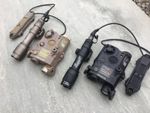 Element PEQ15 Red Laser/Vis-IR Illuminator - Scout Light and Dual Switch-Airsoft