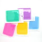 100pcs Micro Applicators Brushes Disposable Eyelash Extension Micro Brushes UK