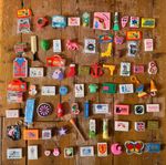 70x Vintage 1970s 1980s Novelty Erasers Rubbers Collection Joblot Some Rare!