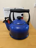 Le Creuset Traditional Stove Top Kettle Blue Sold As Seen 