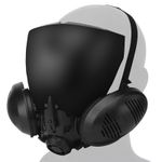 WoSporT Airsoft Cyberpunk Full Face Mask Cosplay Silica w/ PC Antifog Lens Gear
