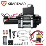 ELECTRIC WINCH 3000LB 12v STEEL ROPE BLACK 2 Wireless Remote