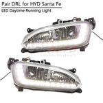 LED DRL Daytime Running Light For Hyundai IX45 Santa Fe 2013 2014 Fog Day Lamp