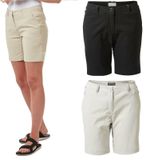 Craghoppers Womens Kiwi Pro III Stretch Active Zipped Pockets Shorts Camping