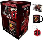 Deadpool Gift Set Coffee Mug, Coaster and Keychain Boxed Set Official Marvel