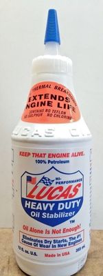 NEW Lucas Heavy Duty Oil Stabilizer Oil Treatment  NEW 12 Oz LUCAS 106867