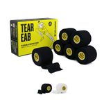 6 ROLLS - SPORTTAPE Tearable EAB - 5cm Rugby & Football Wrists, Ankle, Ear Tape