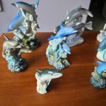 Assorted Ornamental Dolphins. Various Sizes & Material. Job Lot. Good Condition.