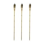 Natural Bamboo Torch 120cm - Pack of 3