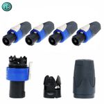 4 x Neutrik NL4FX Speakon 4 Pole Cable Plug Connector