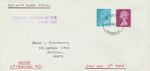 GB 1971 Machin Pre-Decimal 6 D on superb Second Class Mail Letter- FDC