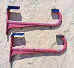 Antique Sink Brackets Cast Iron Belfast sink -matching Pair 14 inch - original