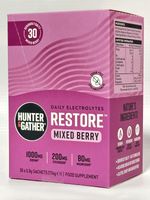 Hunter & Gather Electrolytes Mixed Berry 30 x 5.8g Sachets | Keto | No Sugar