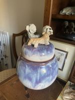 Dandie Dinmont Terrier Collectables Vase Dog Ceramic Ornament