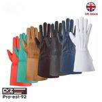 Leather Long Cuff Bearers Gauntlets Piper Drummer Band Gloves Multiple colors