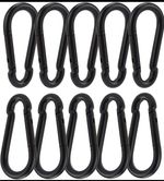 MonQuago Spring Snap Hooks, 10 Pcs Stainless Steel Metal Clip Heavy Duty
