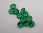 Emerald Green Nano Gemstones Round Brilliant Cut Nano Nanosital Loose Gems