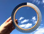 Bamboo Cyanometer. Includes certificate, info and box.
