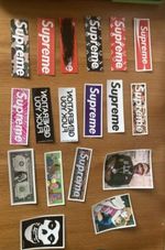 Supreme Stickers Designer Laptop Skateboard Collectible Decals Pack Of 100